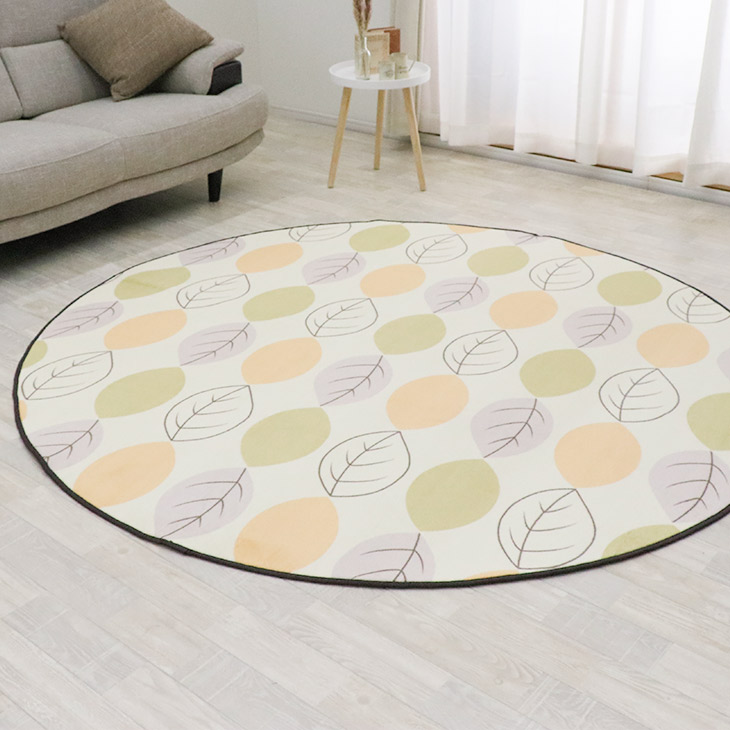 楽天市場】【抗菌・防ダニ】 ラグ 円形 洗える ラグ 円形ラグ 直径