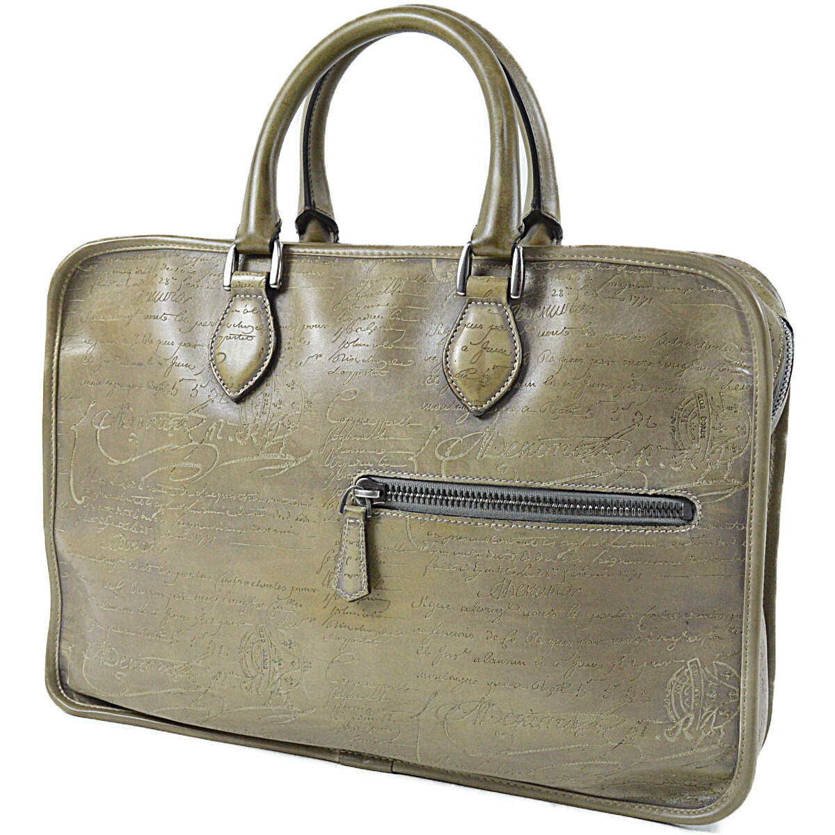 楽天市場】ベルルッティ スクリット カリグラフィ グレー パティーヌ