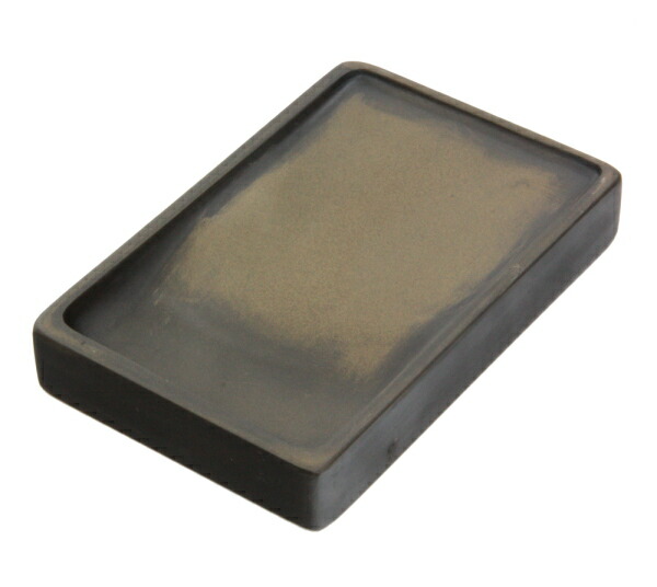 楽天市場】澄泥硯 長方型 ぜん魚黄 7吋 : 書道用品専門店 弘梅堂