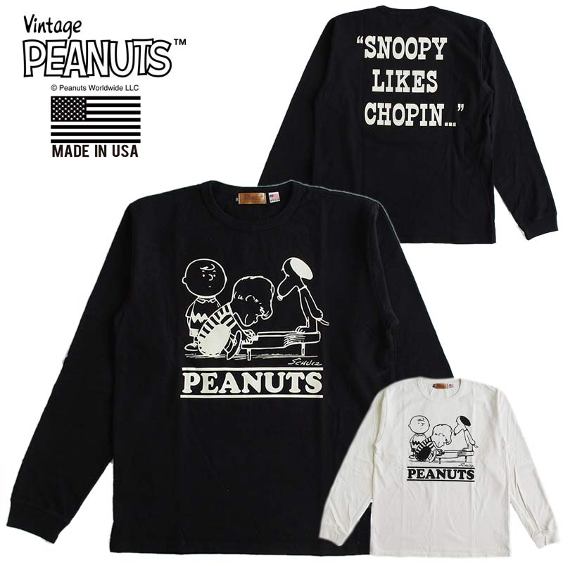 楽天市場】ヴィンテージピーナッツ スヌーピー VINTAGE SNOOPY 長袖T