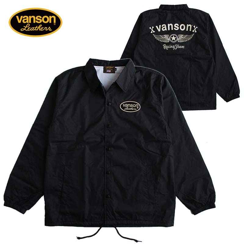 楽天市場】VANSON バンソン ナイロンコーチジャケット メンズ