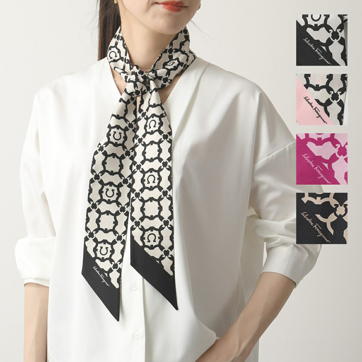 楽天市場】SALVATORE FERRAGAMO フェラガモ スカーフ 32 0260