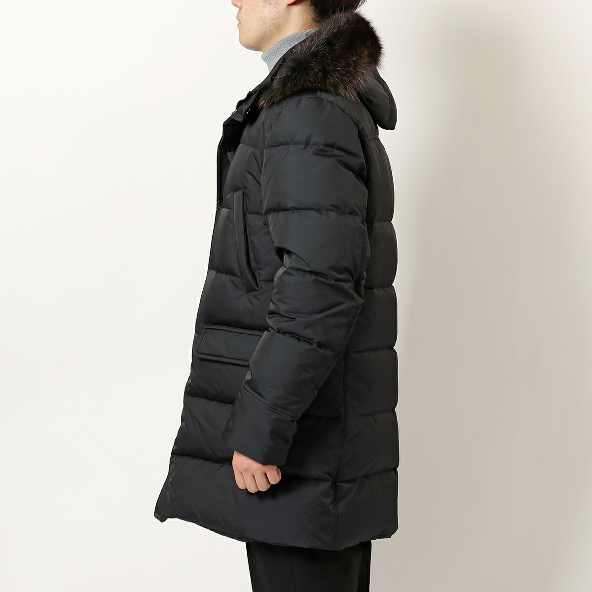 楽天市場】MOORER ムーレー BARBIERI WK 撥水加工 リアルファー フード