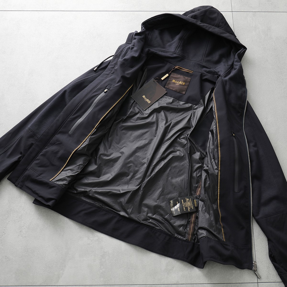 楽天市場】MOORER ムーレー ジャケット ISOZAKI KNF メンズ フード付き