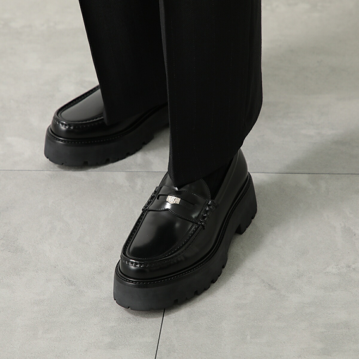 楽天市場】CELINE セリーヌ ローファー CHUNKY PENNY LOAFER