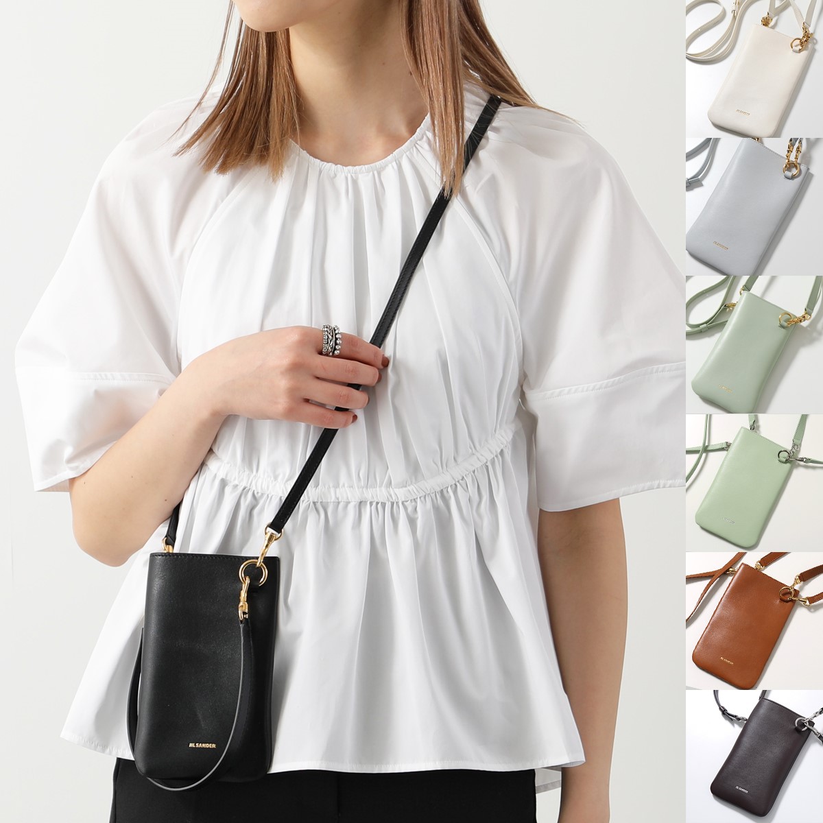 楽天市場】JIL SANDER ジルサンダー ショルダーバッグ LINK SM リンク