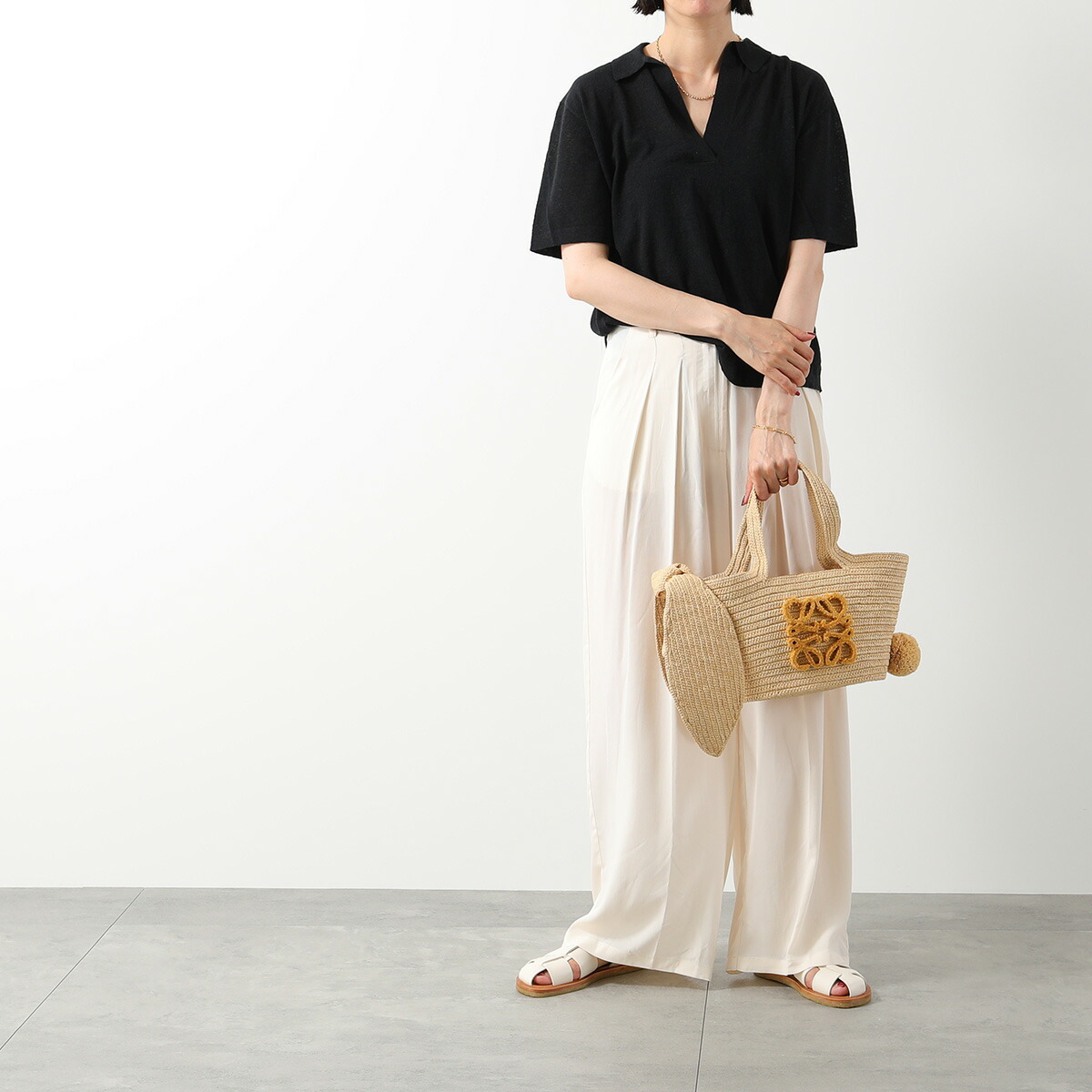 楽天市場】LOEWE ロエベ かごバッグ BUNNY BASKET SMALL バニー