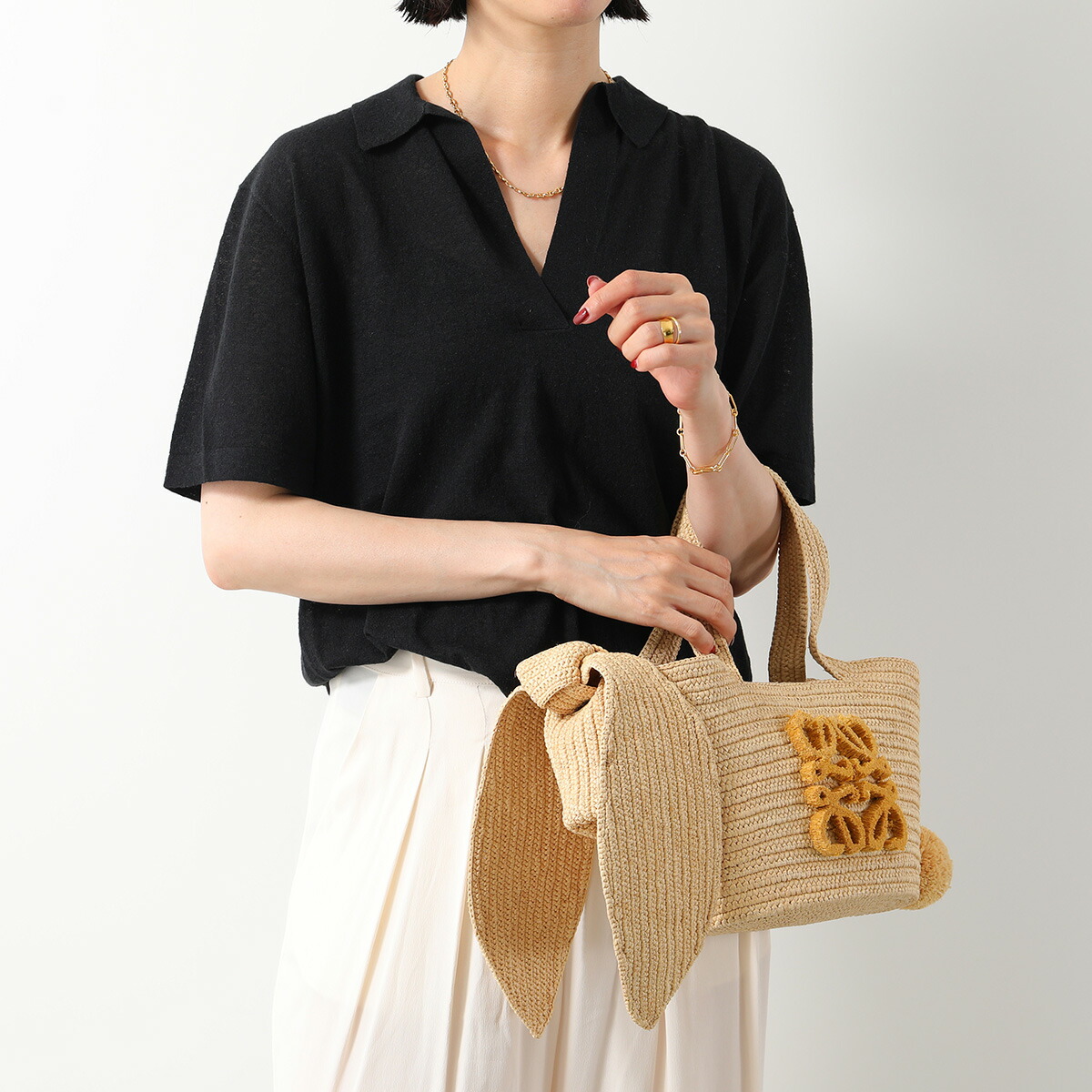 楽天市場】LOEWE ロエベ かごバッグ BUNNY BASKET SMALL バニー