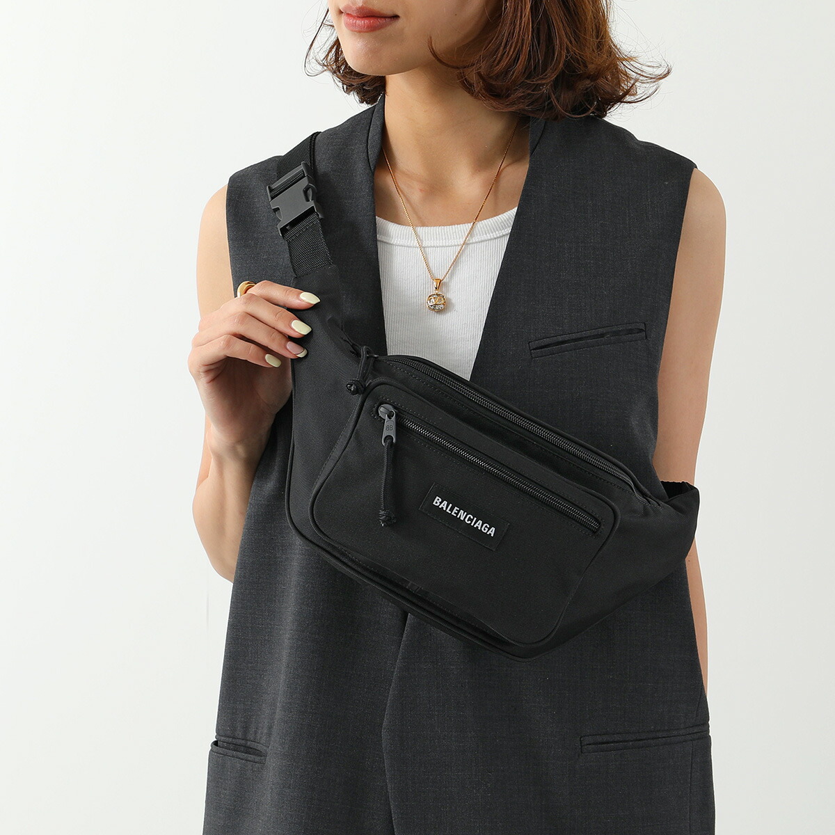 楽天市場】BALENCIAGA バレンシアガ ボディバッグ EXPLORER BELTPACK