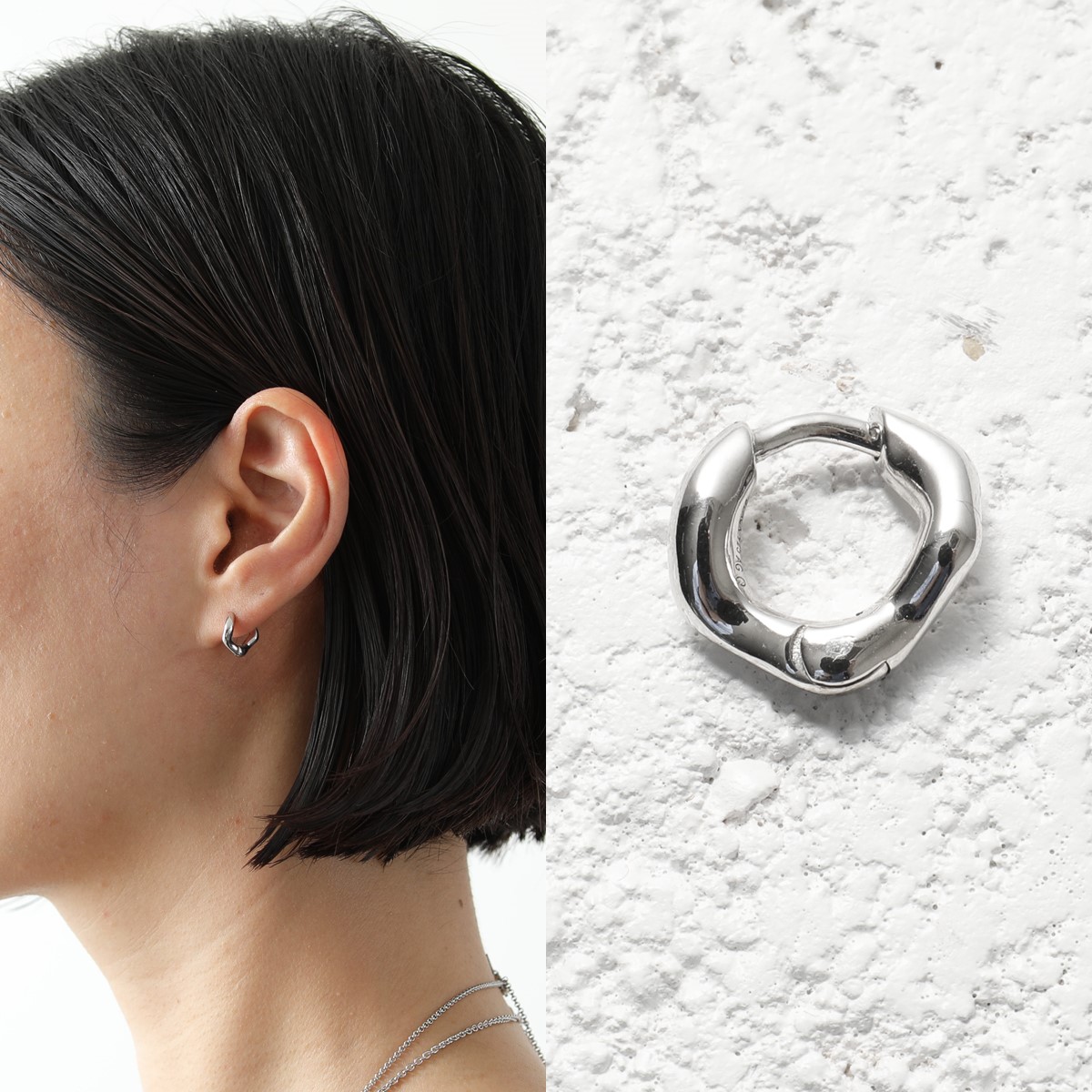 楽天市場】MARIA BLACK マリアブラック ピアス Anil 6 Huggie 100922AG