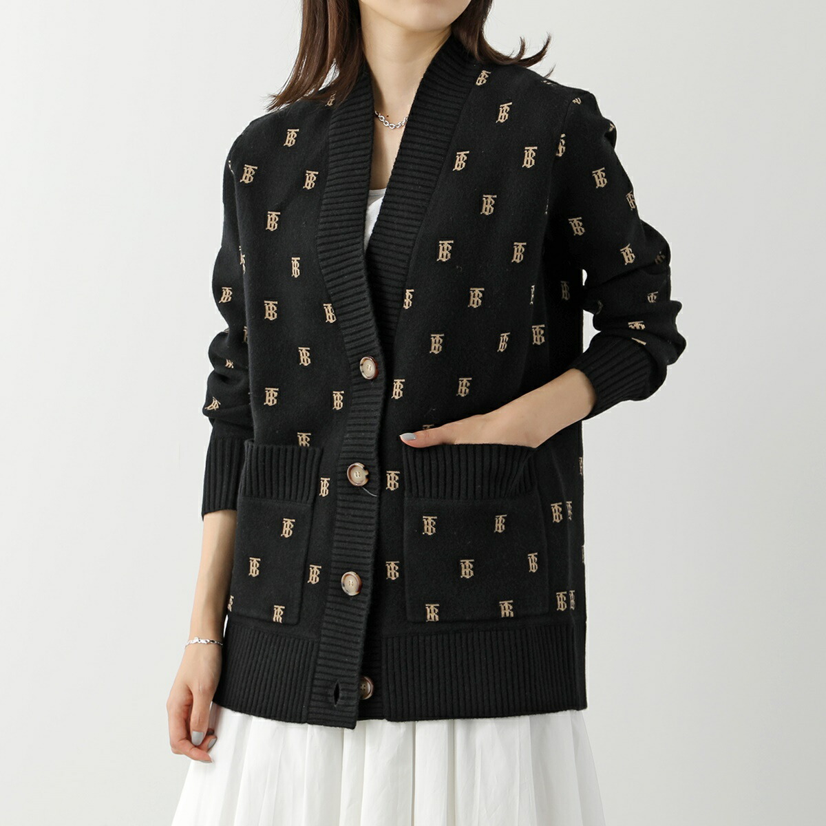 楽天市場】BURBERRY バーバリー カーディガン PALENA 8021033