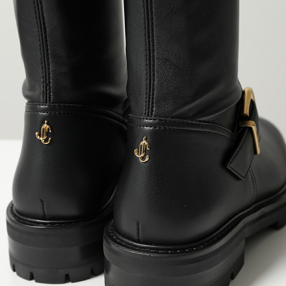 楽天市場】Jimmy Choo ジミーチュウ ニーハイブーツ BIKER II OTK FLAT