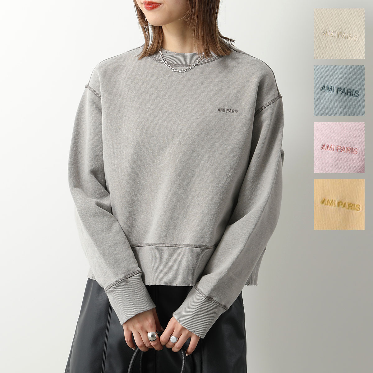 楽天市場】ami paris アミパリス トレーナー FADE OUT SWEATSHIRT