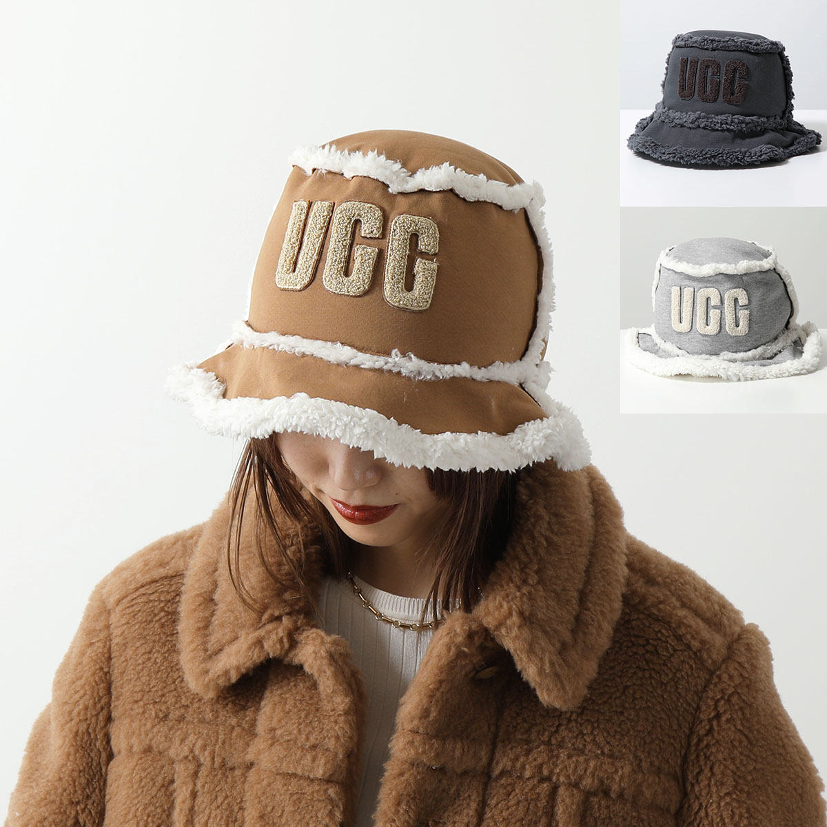楽天市場】UGG アグ バケットハット W BONDED FLEECE BUCKET HAT ボン
