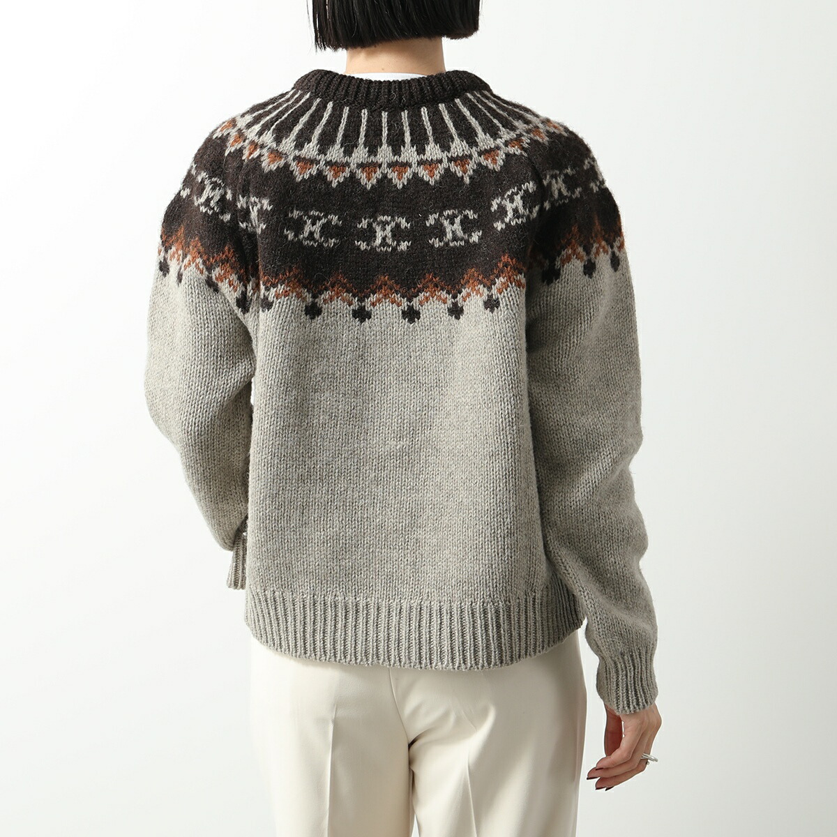 楽天市場】CELINE セリーヌ セーター 2AD6W874P.08GR レディース