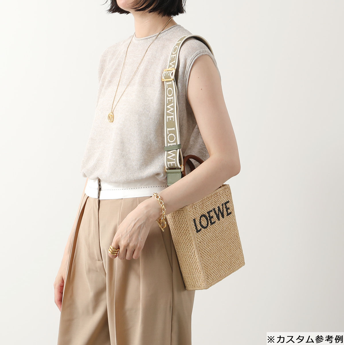 楽天市場】LOEWE ロエベ ショルダーベルト ANAGRAM STRAP アナグラム