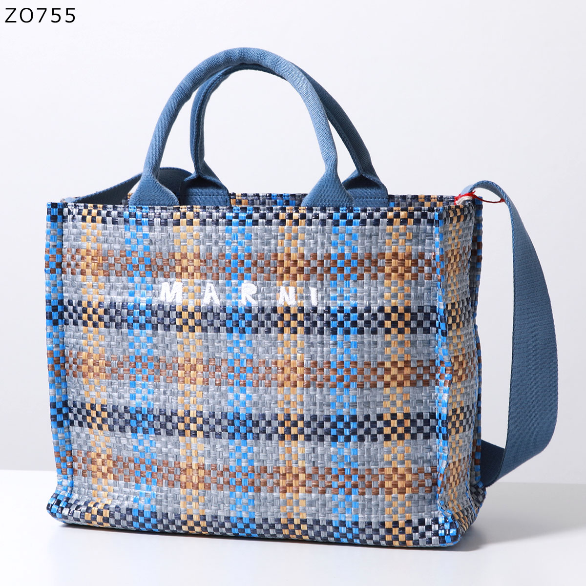 楽天市場】MARNI マルニ かごバッグ East-West SMALL TOTE SHMP0077U5