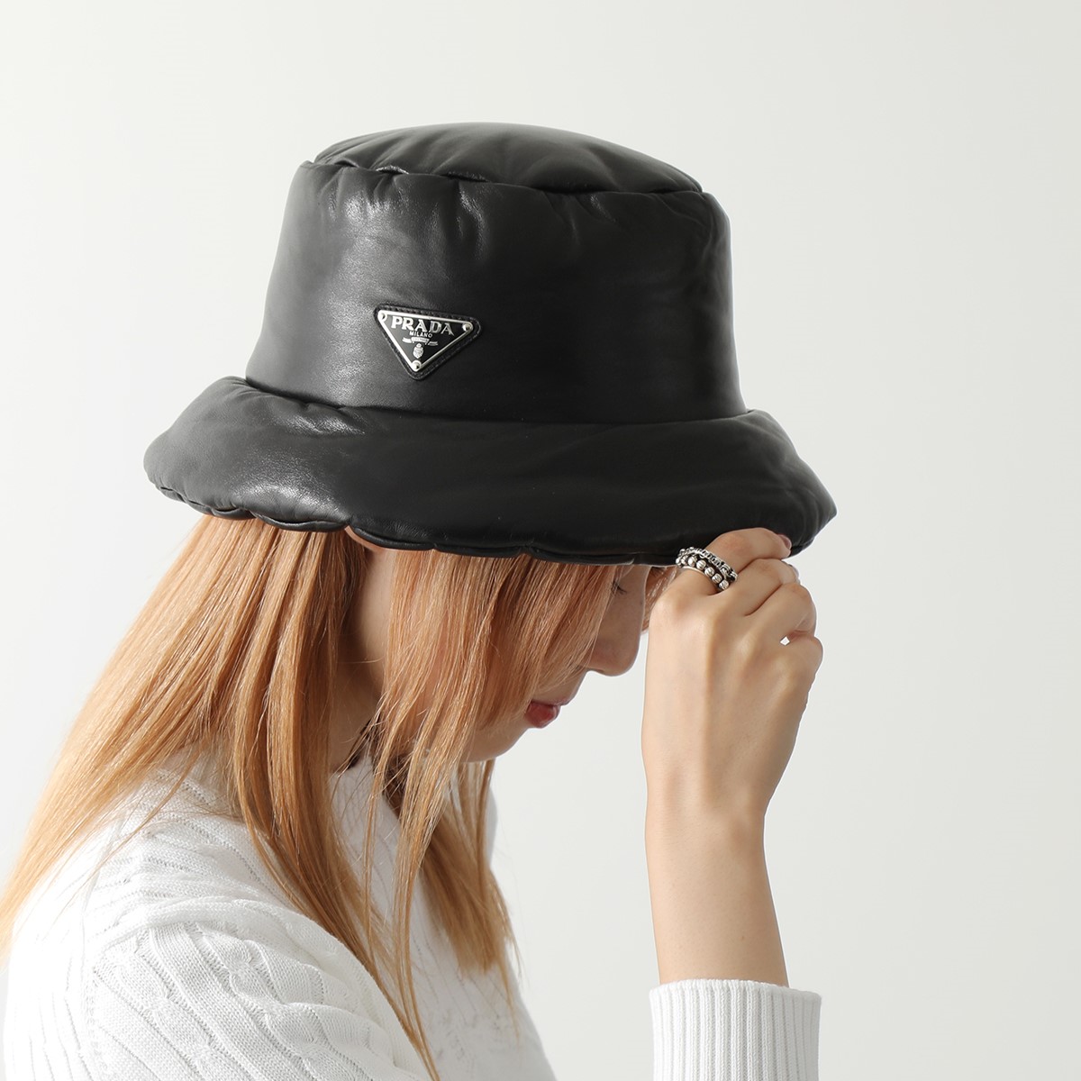 楽天市場】PRADA プラダ バケットハット 1HC248 2DYI レディース