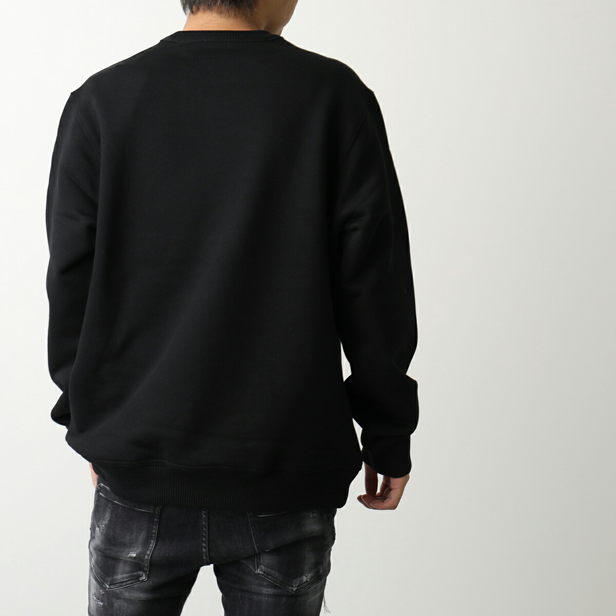 バーバリー Bロゴ＆スターパッチ スウェット トレーナー ブラック 楽天