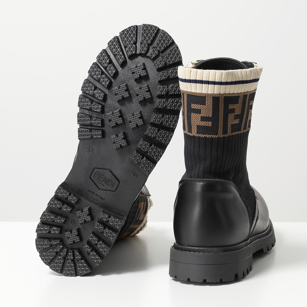 楽天市場】FENDI KIDS フェンディ キッズ ショートブーツ TRONCHETTO