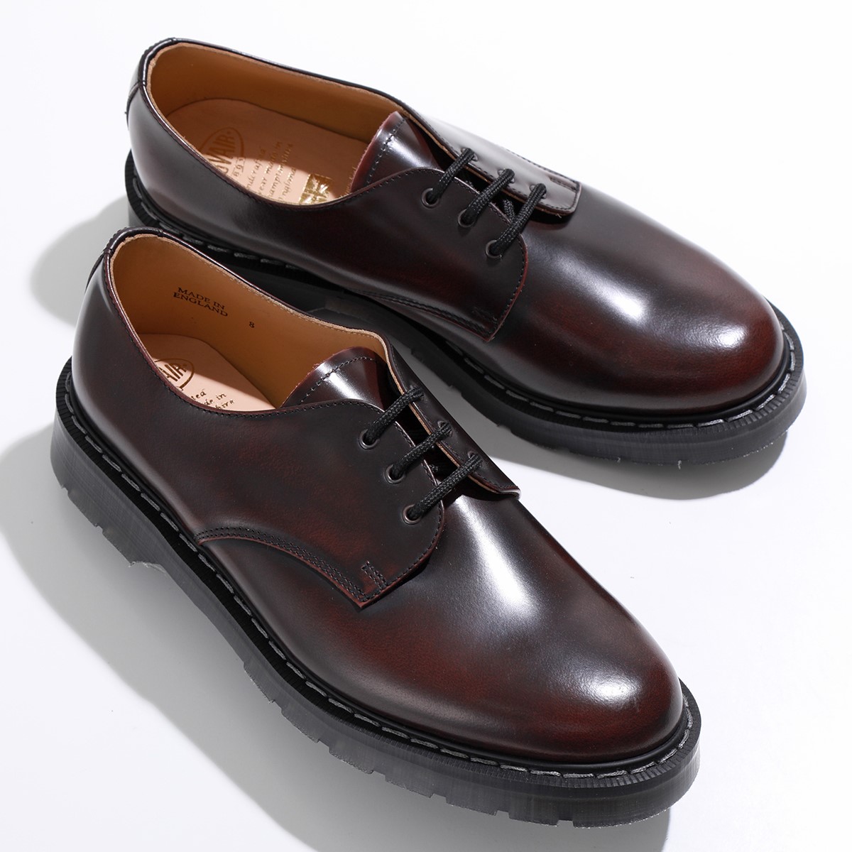 楽天市場】SOLOVAIR ソロヴェアー レザーシューズ 3 Eye Gibson Shoe