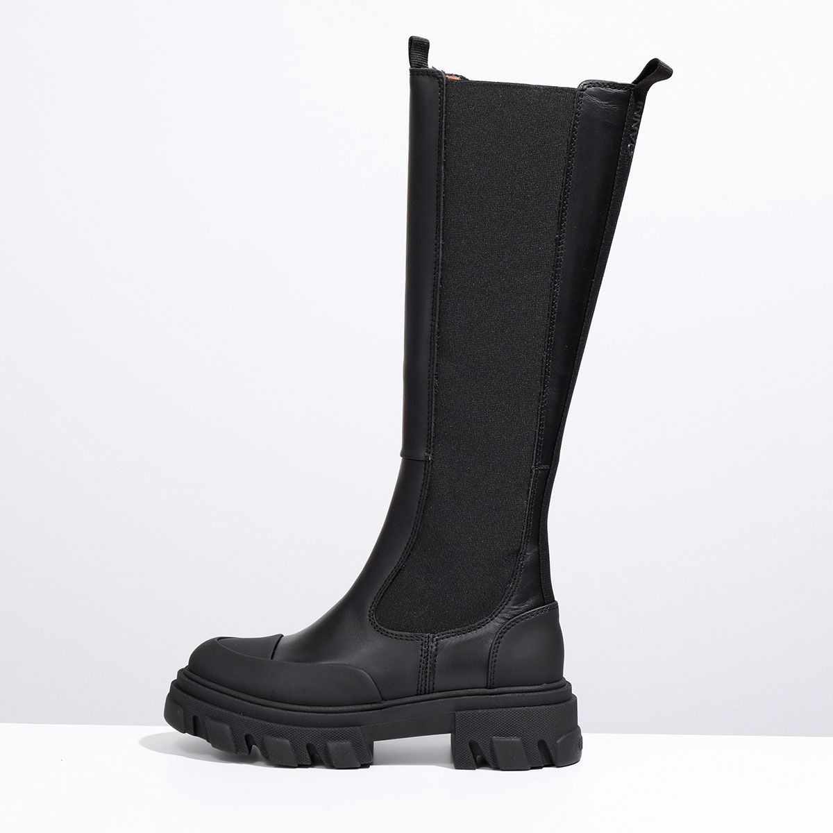 楽天市場】GANNI ガニー ロングブーツ High Chelsea Boot Black Stitch