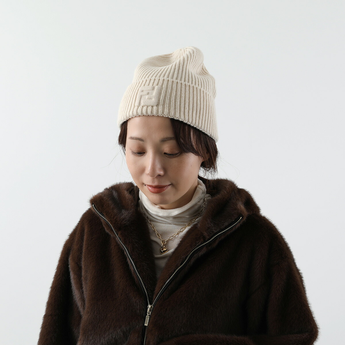 楽天市場】FENDI フェンディ ニット帽 FXQ939 ASG2 レディース ニット