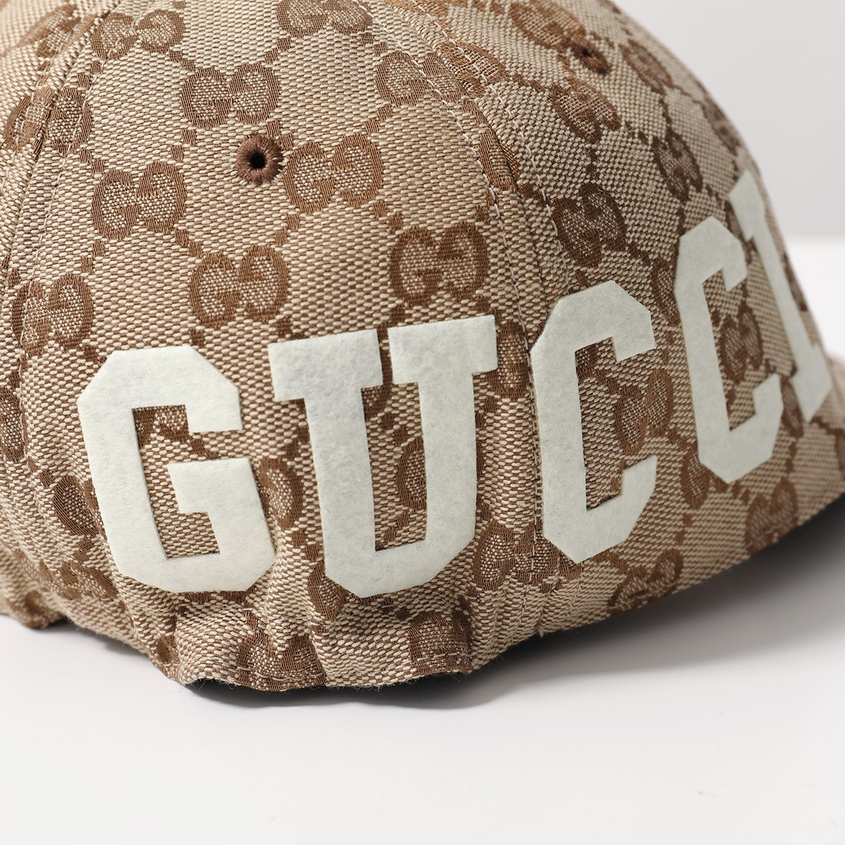 GUCCI GGロゴ ベージュキャップ Lサイズ Gucci GGキャップ ベージュ