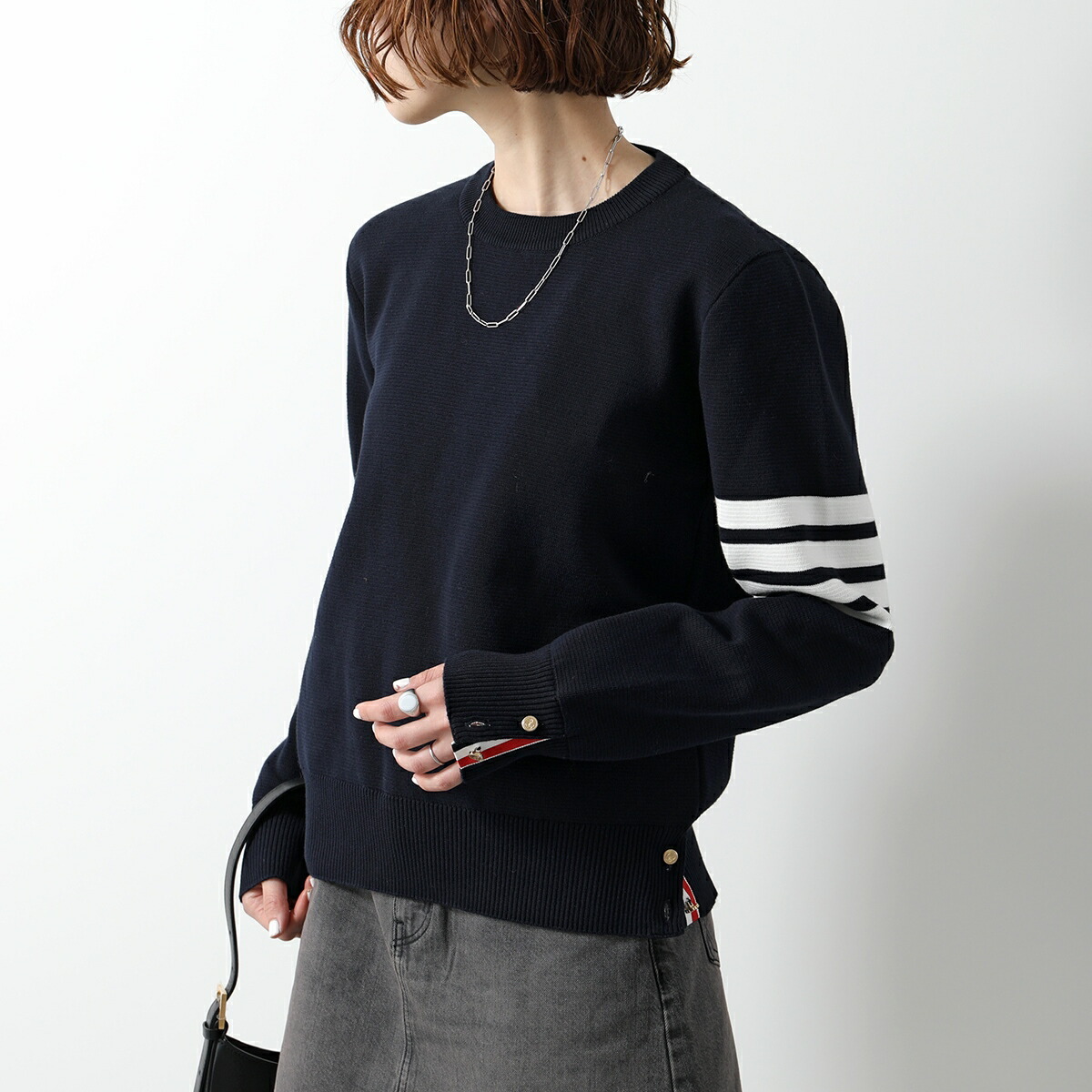 楽天市場】THOM BROWNE トムブラウン セーター MKA202A-00219