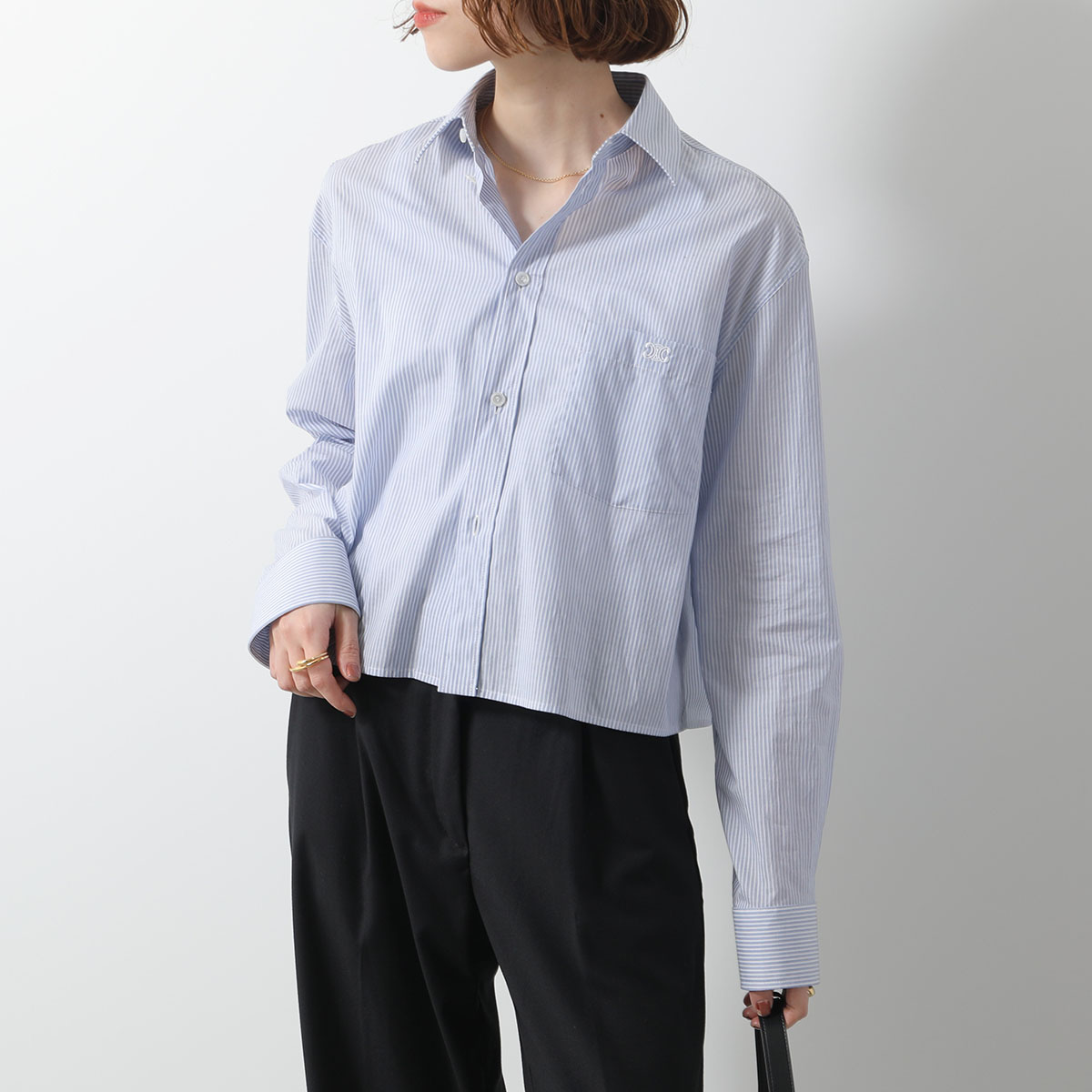 楽天市場】CELINE セリーヌ シャツ 2C837466X.01JP レディース 長袖