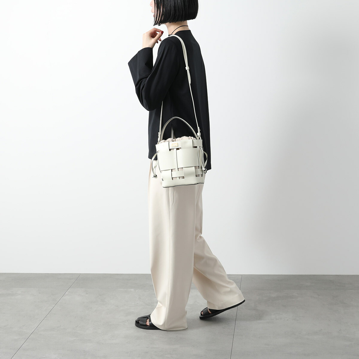 楽天市場】ZANCHETTI ザンケッティ ショルダーバッグ WOVEN BUCKET