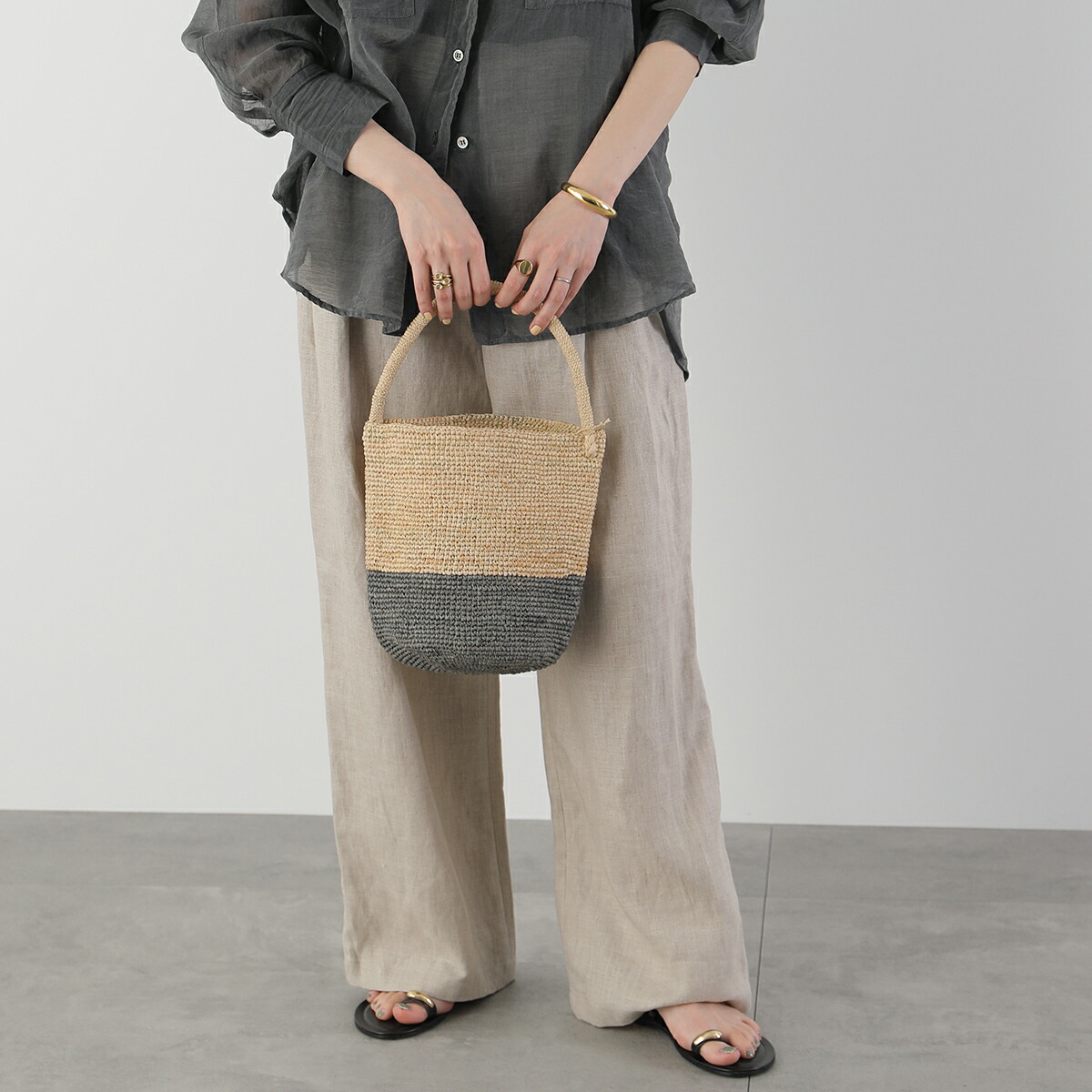 楽天市場】MADE IN MADA メイドインマダ かごバッグ NAIVO BAG