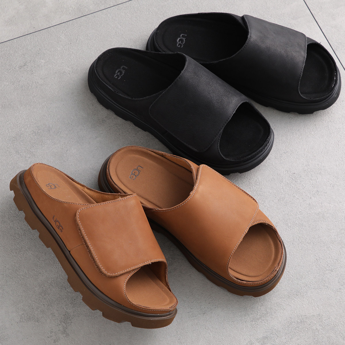 楽天市場】UGG アグ サンダル Solano Slide ソラノ スライド 1167651