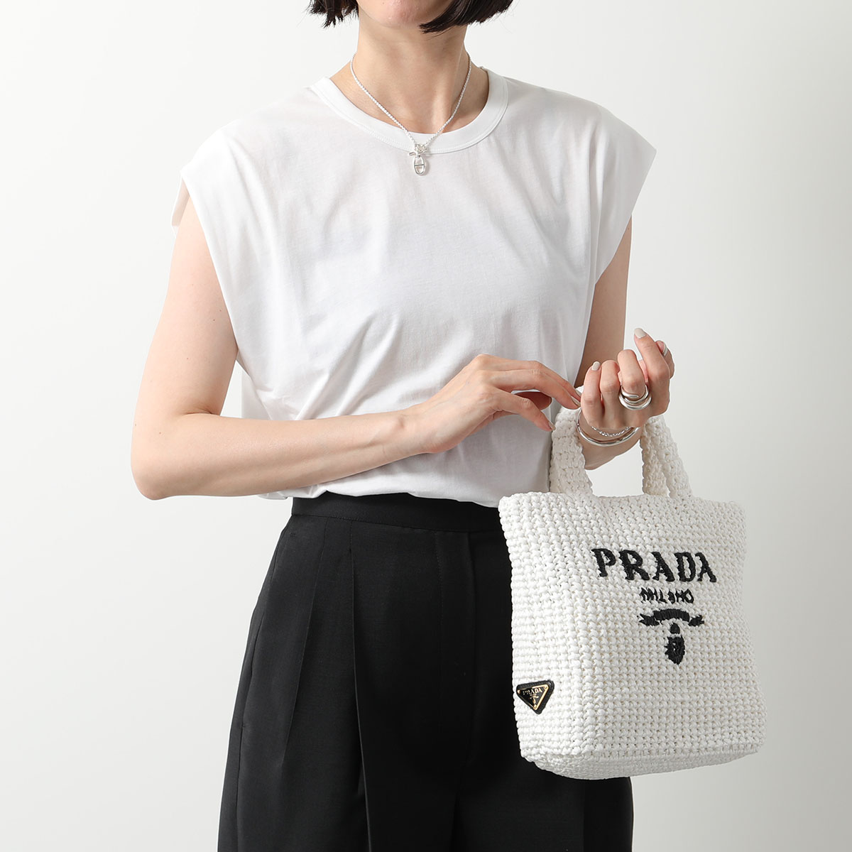 楽天市場】【最大2万円OFFクーポン対象・3/1限定】PRADA プラダ かご