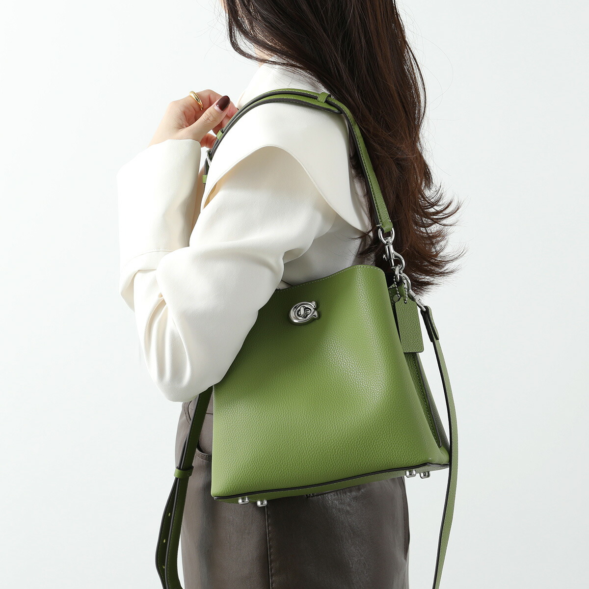 楽天市場】COACH コーチ ショルダーバッグ Willow Bucket C3916