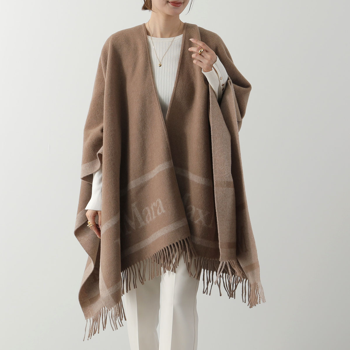 楽天市場】MAX MARA マックスマーラ ケープ HILDE ヒルデ レディース