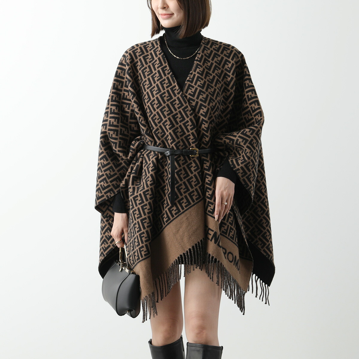 楽天市場】FENDI フェンディ ポンチョ FXX723 AQCW レディース