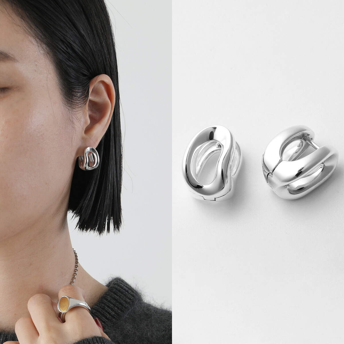 楽天市場】Charlotte Chesnais シャルロットシェネ ピアス CREOLES
