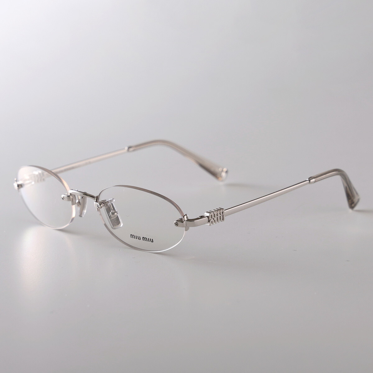 楽天市場】MIUMIU ミュウミュウ メガネ VMU 53W レディース オーバル型