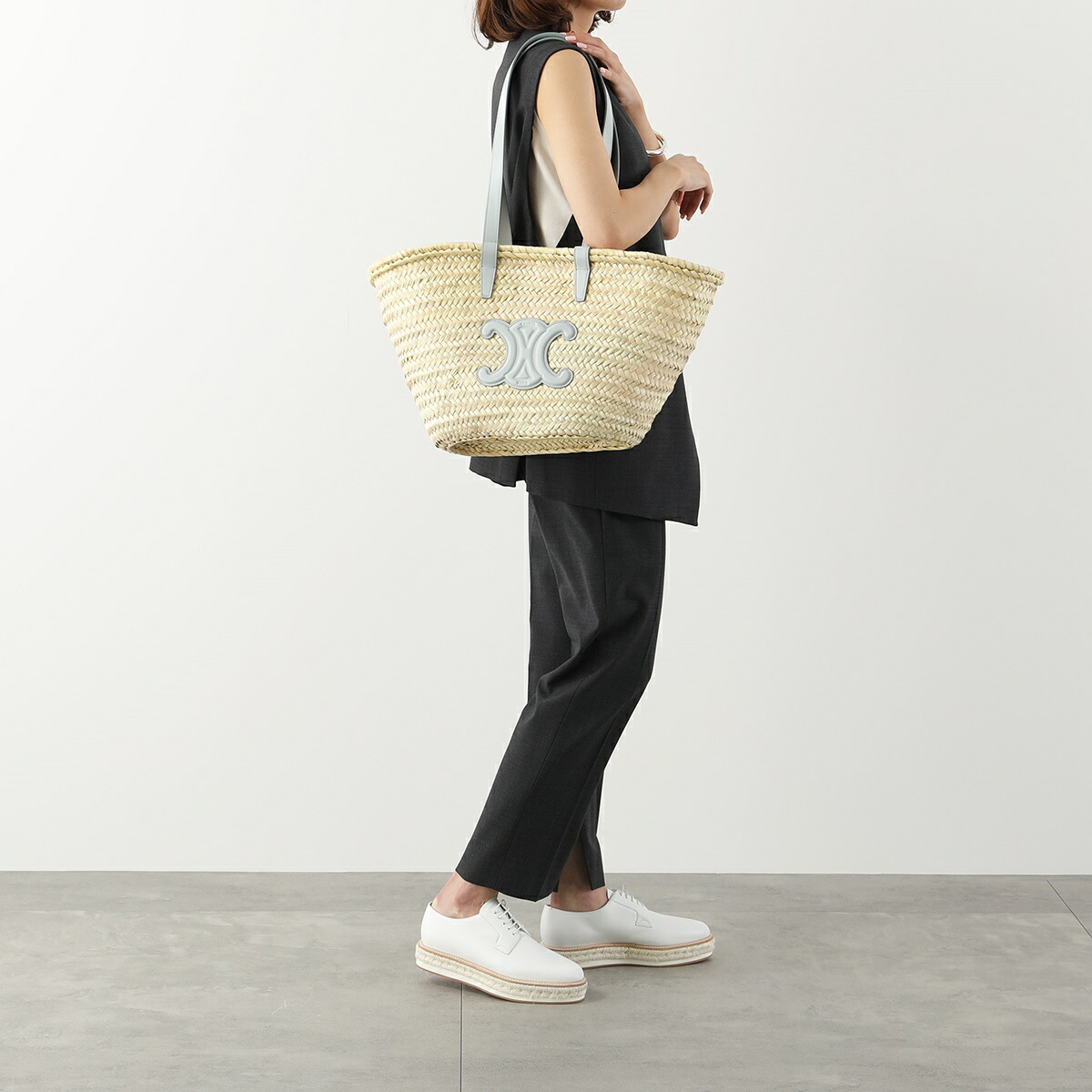 楽天市場】CELINE セリーヌ かごバッグ Medium Triomphe ミディアム