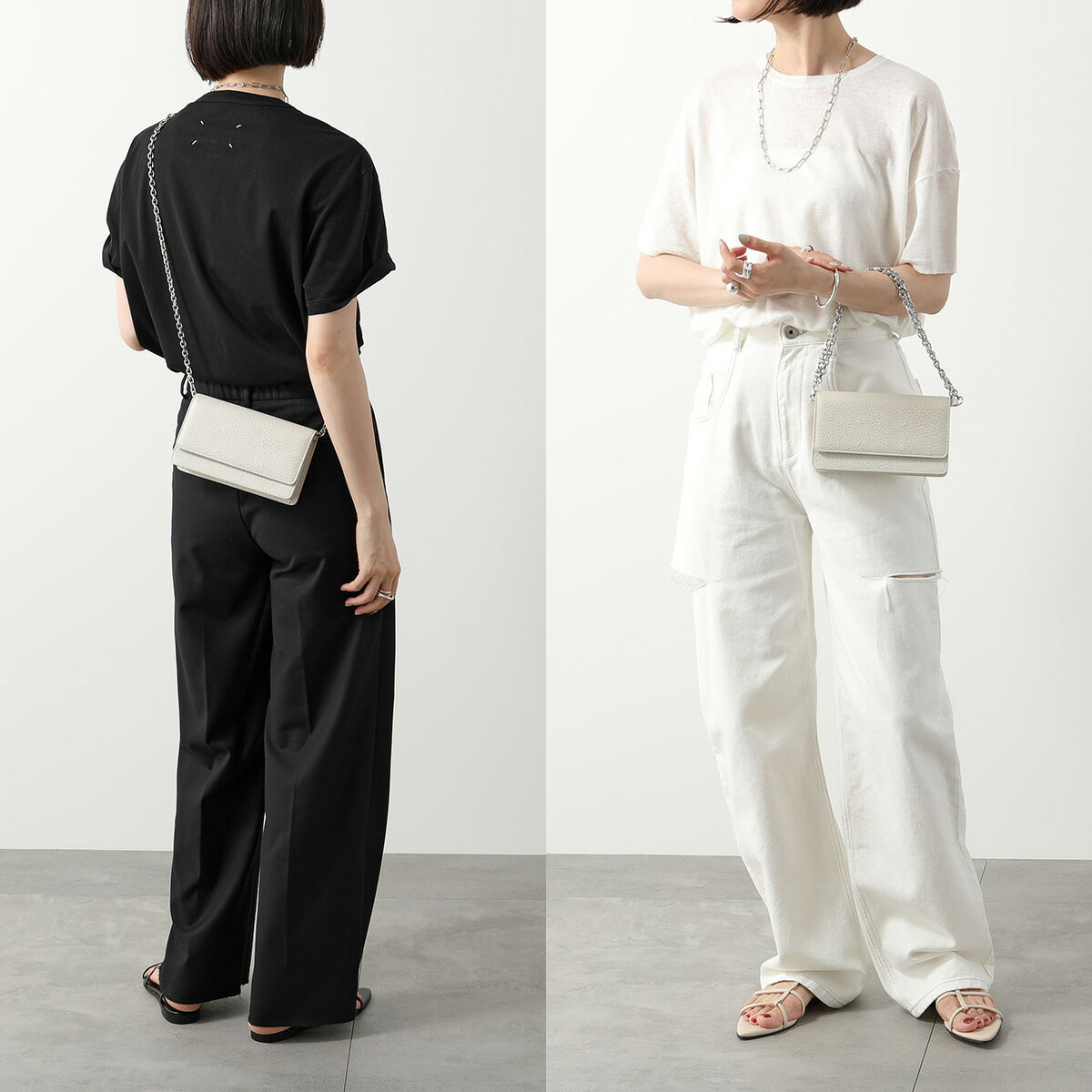 楽天市場】MAISON MARGIELA メゾンマルジェラ チェーンウォレット