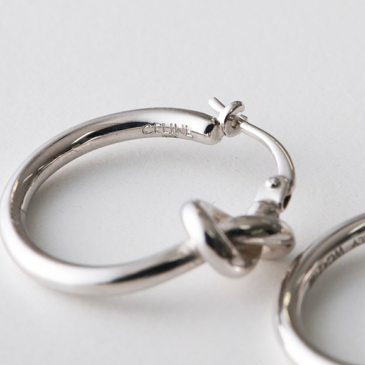 楽天市場】CELINE セリーヌ フープピアス Small Hoops スモール