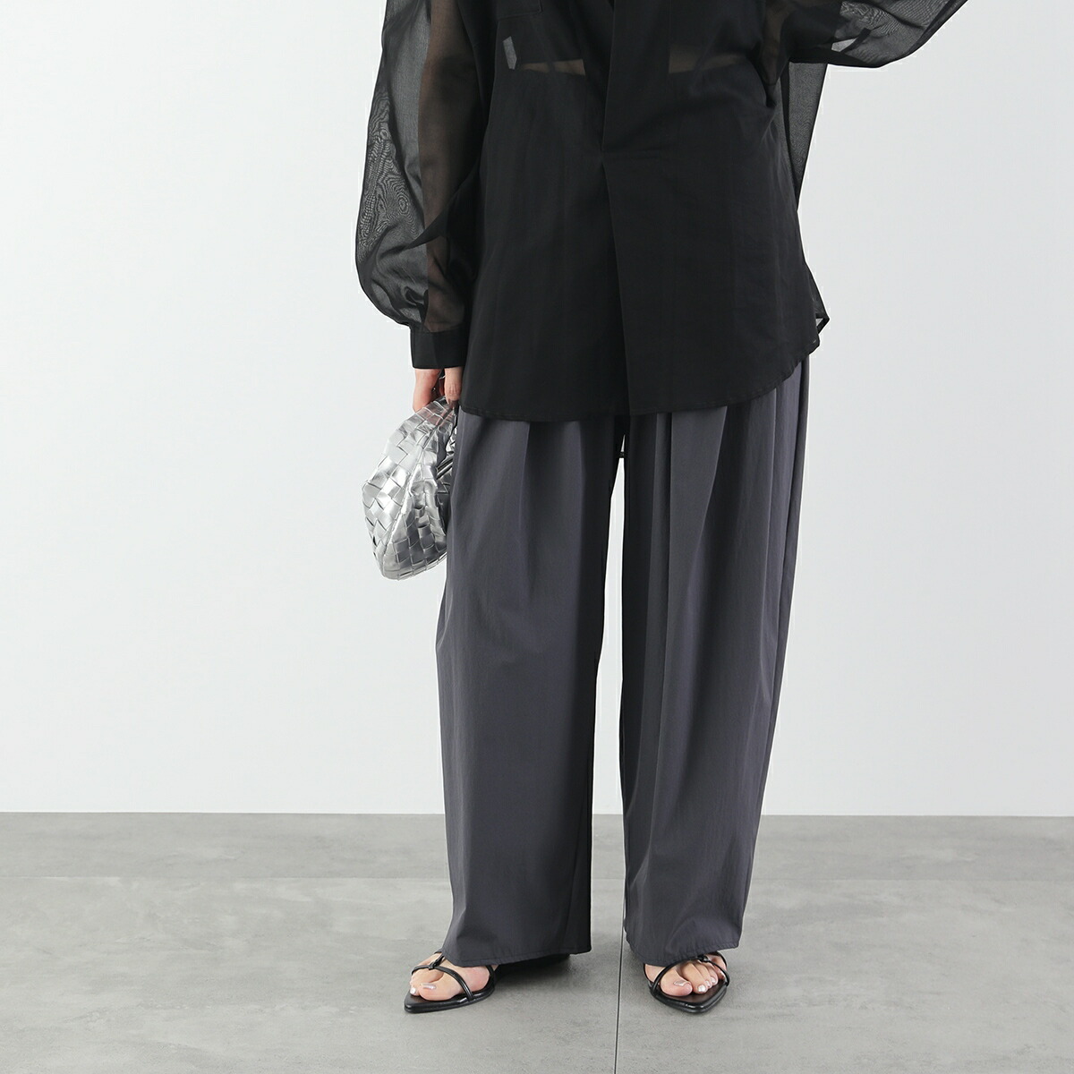 楽天市場】CLOCHE クロシェ タックパンツ 86514 レディース 接触冷感