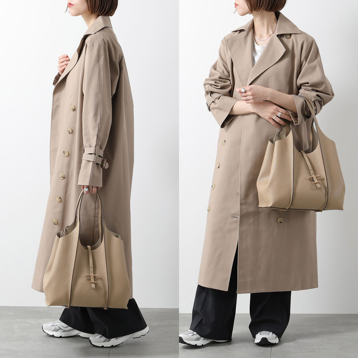 楽天市場】TODS トッズ トートバッグ T TIMELESS T タイムレス