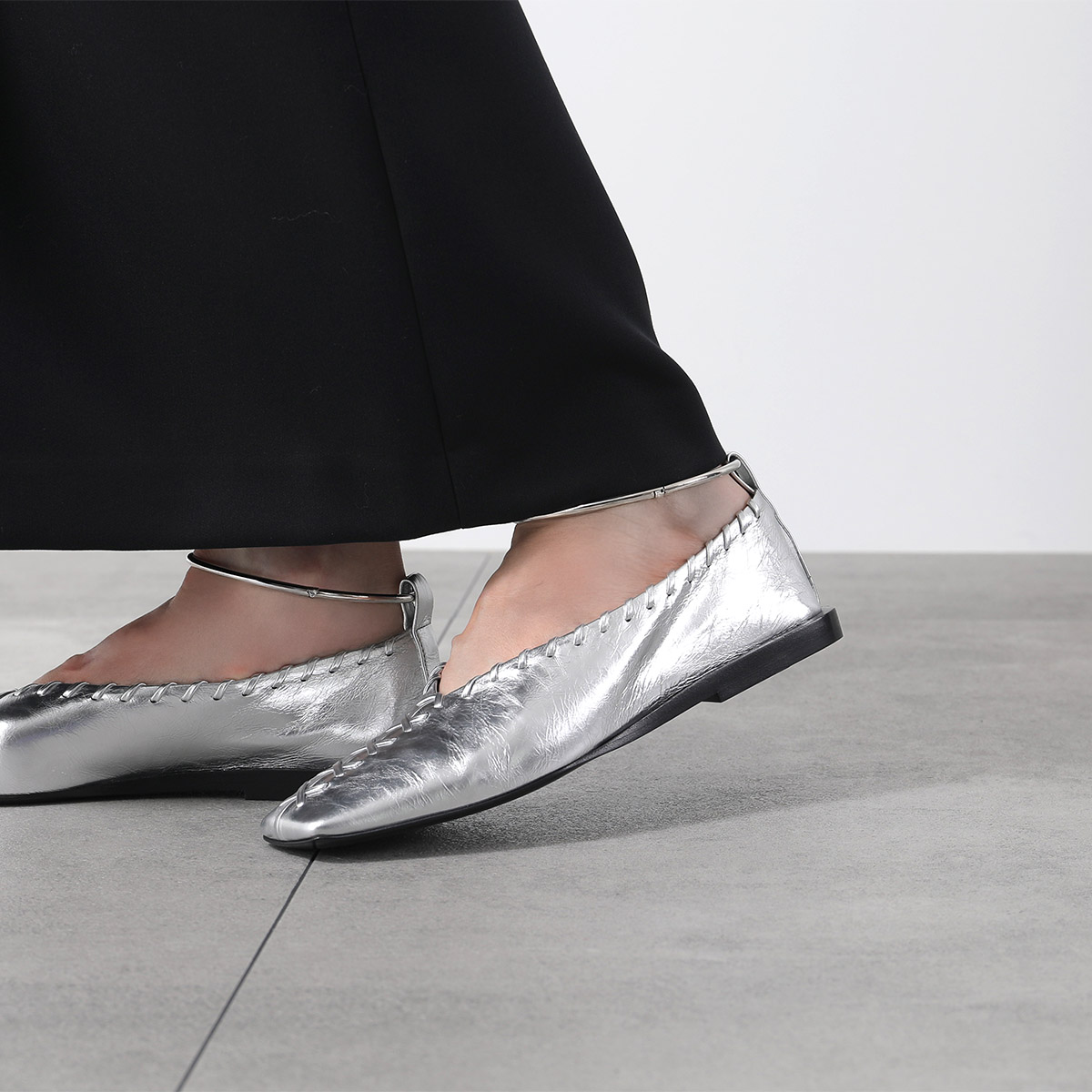 楽天市場】JIL SANDER ジルサンダー フラットシューズ Ring ballerina