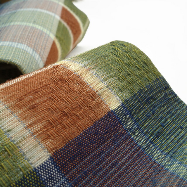 楽天市場】【新古品】 名古屋帯 未使用 花織 正絹 工房 真南風 まふえ