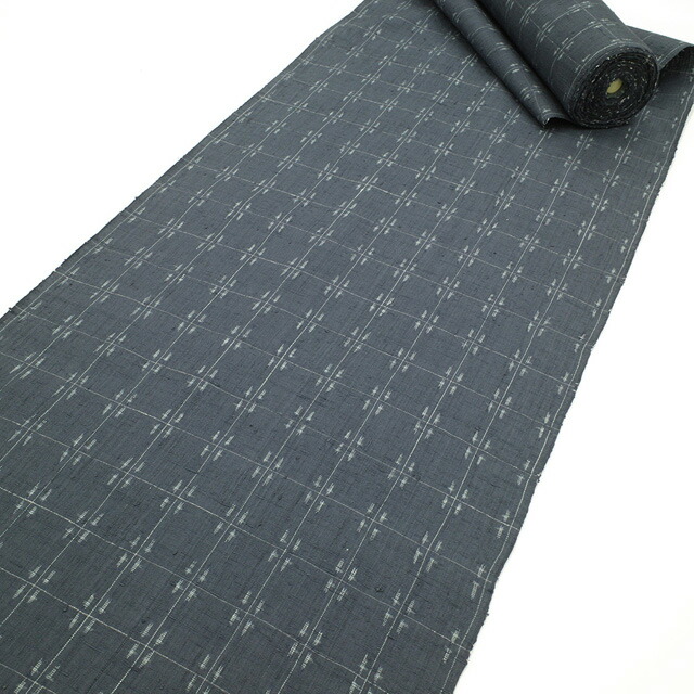 楽天市場】【新古品】 結城紬 着物 着尺 反物 紬 正絹 奥順 はたおり娘