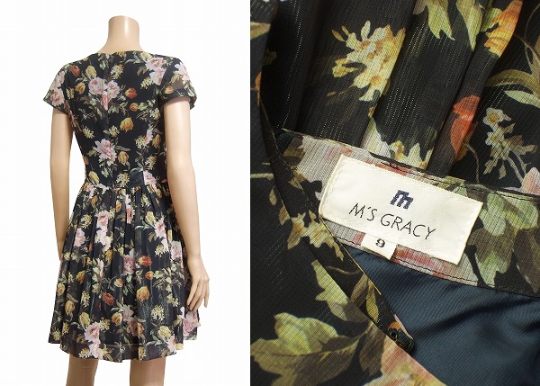 楽天市場】美品【中古】エムズグレイシー M'S GRACY 大人ワンピース 9