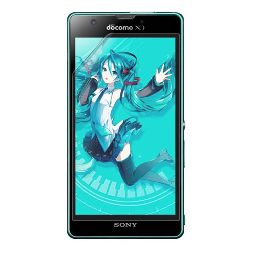 楽天市場】Xperia feat 初音ミクSO-04E 用【 超撥水 すべすべ 抗菌 抗