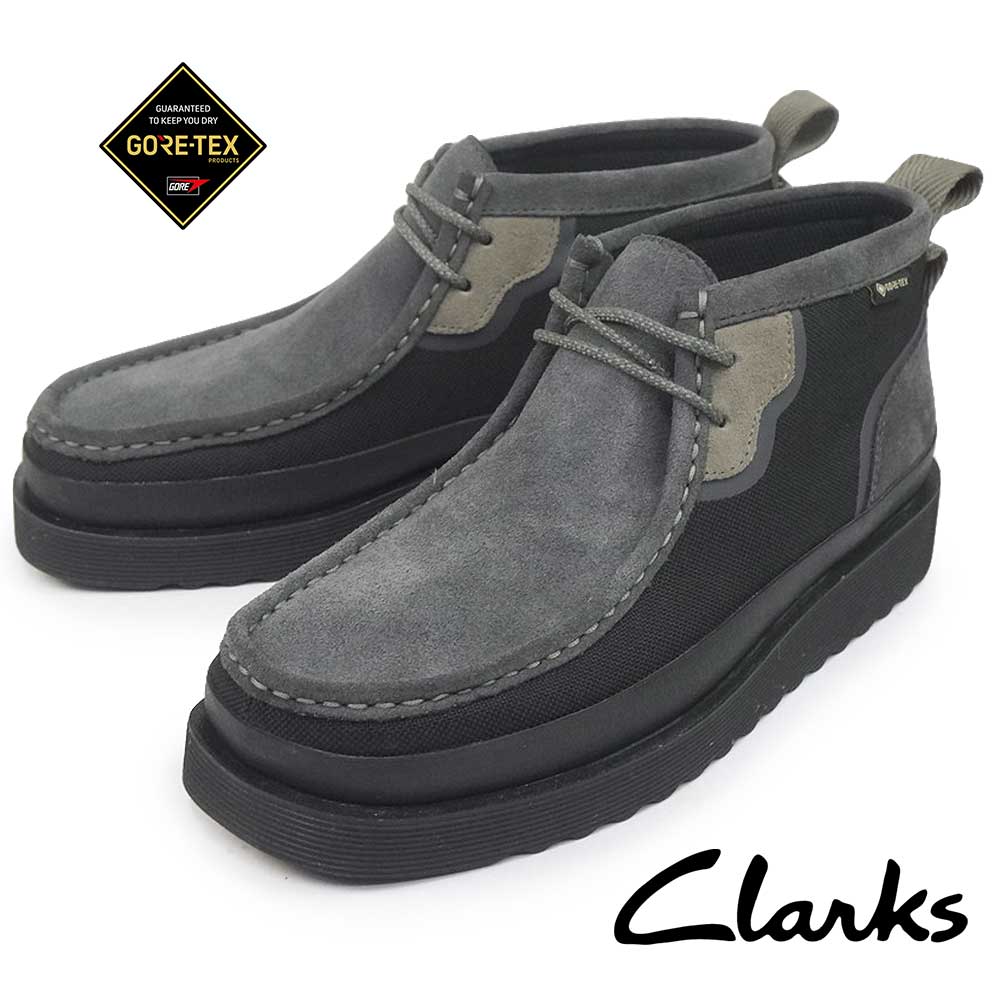 楽天市場】クラークス ワラビー ゴアテックス 防水 メンズ ブーツ